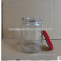300ml round shape glass honey jar
